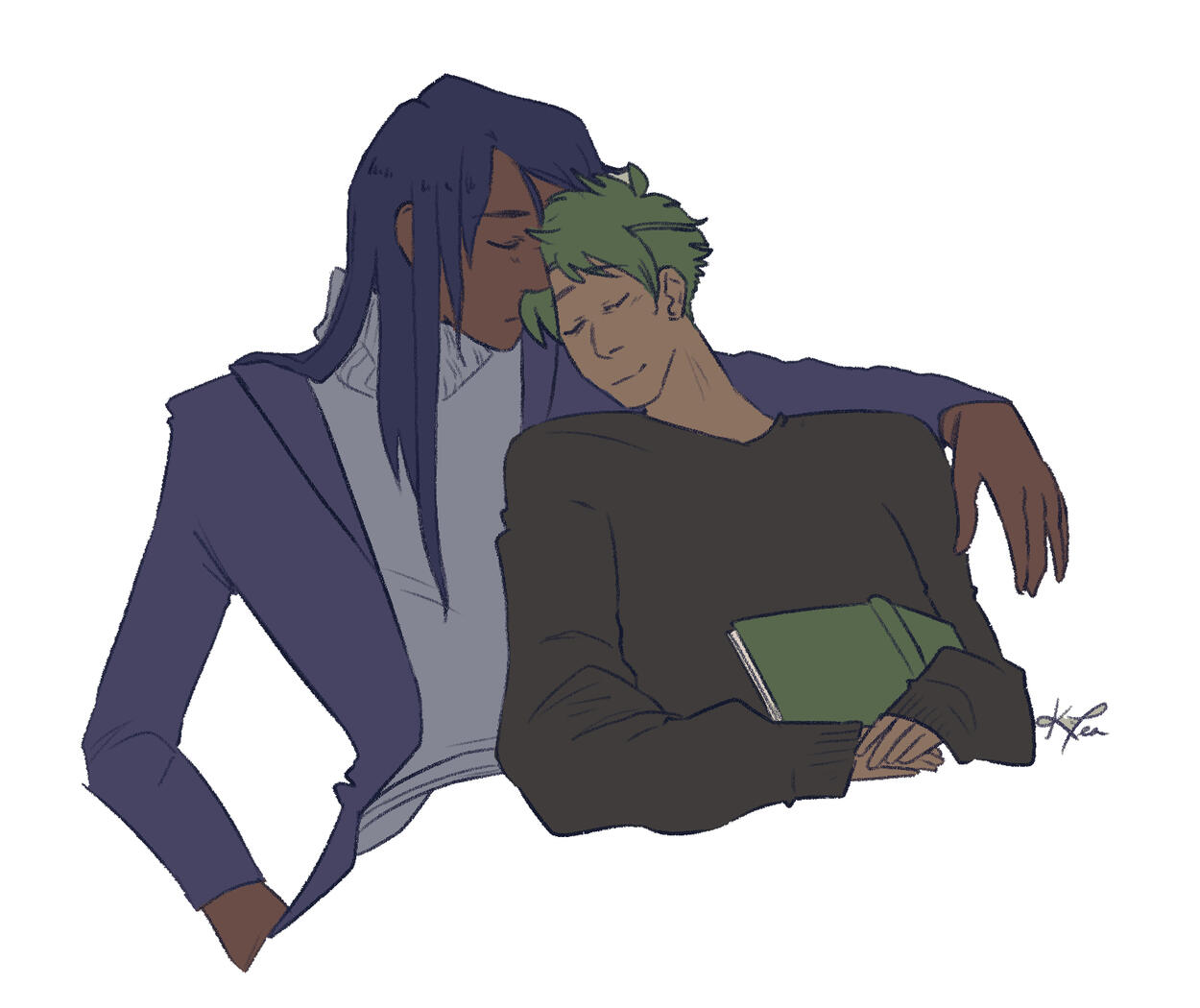 couple portrait (lined)