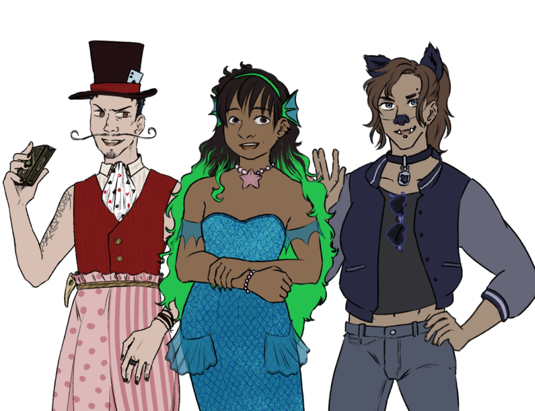 character portraits/sprites (flat color)